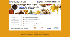 Desktop Screenshot of ingridnet.com