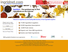 Tablet Screenshot of ingridnet.com